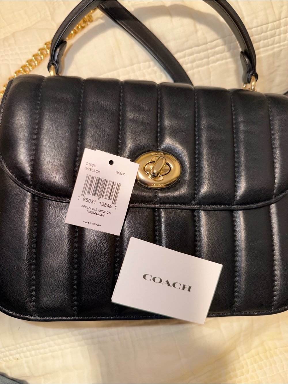 Coach Marlie Quilted Top Handle - Picture 9 of 11